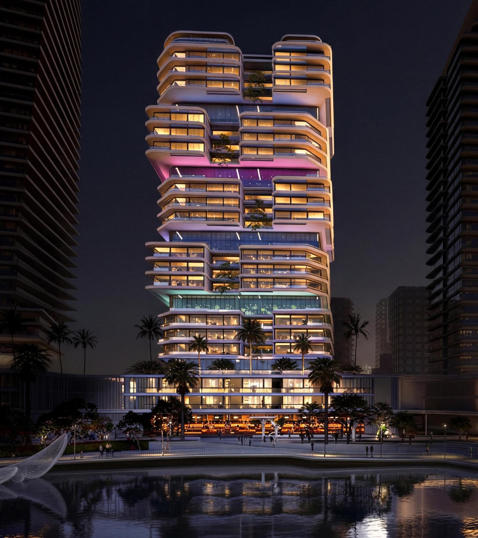 Interior lounge area at The Artery Residences reflecting contemporary finishes and a refined coastal lifestyle.